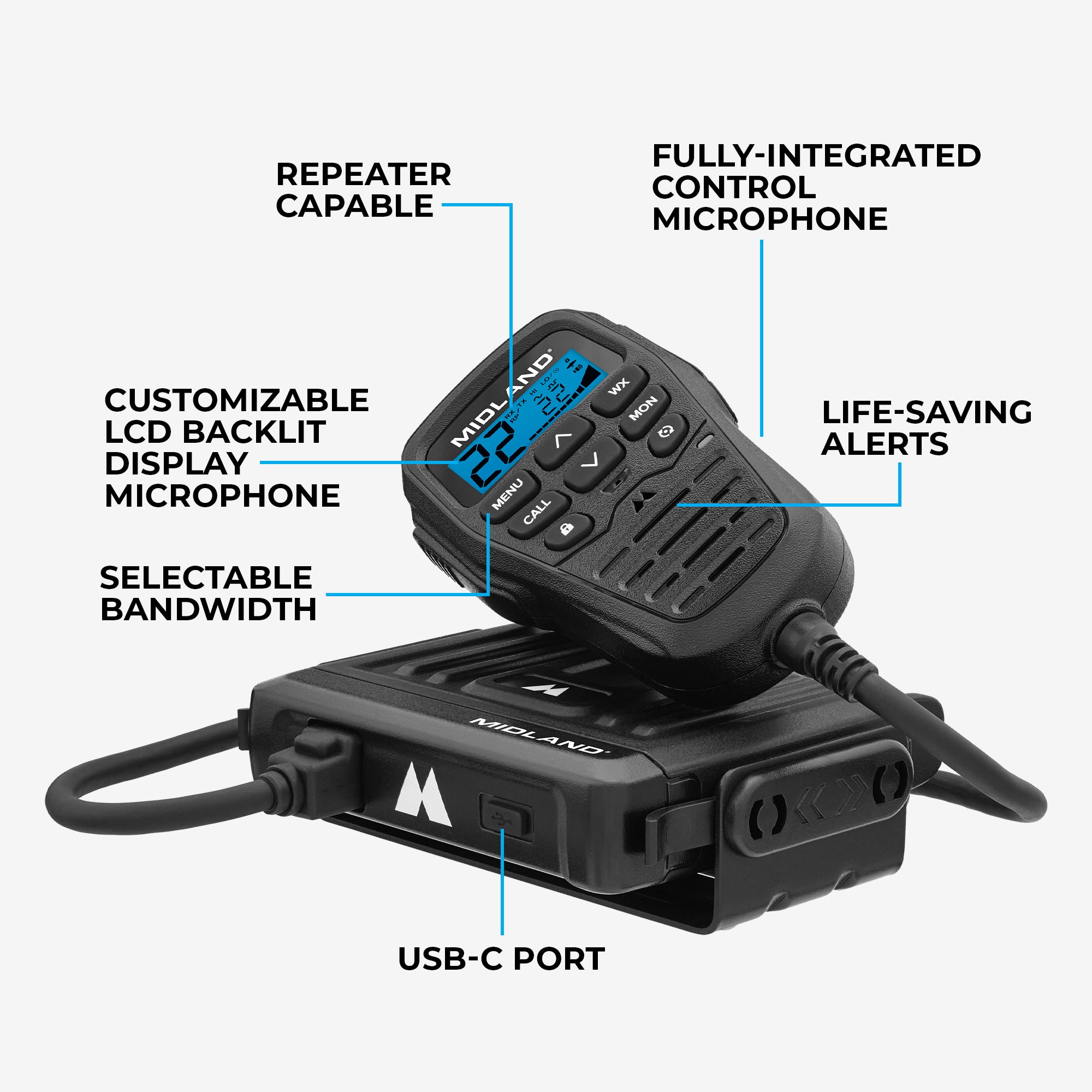 MXT275 15W MicroMobile GMRS Two-Way Radio - Image 10