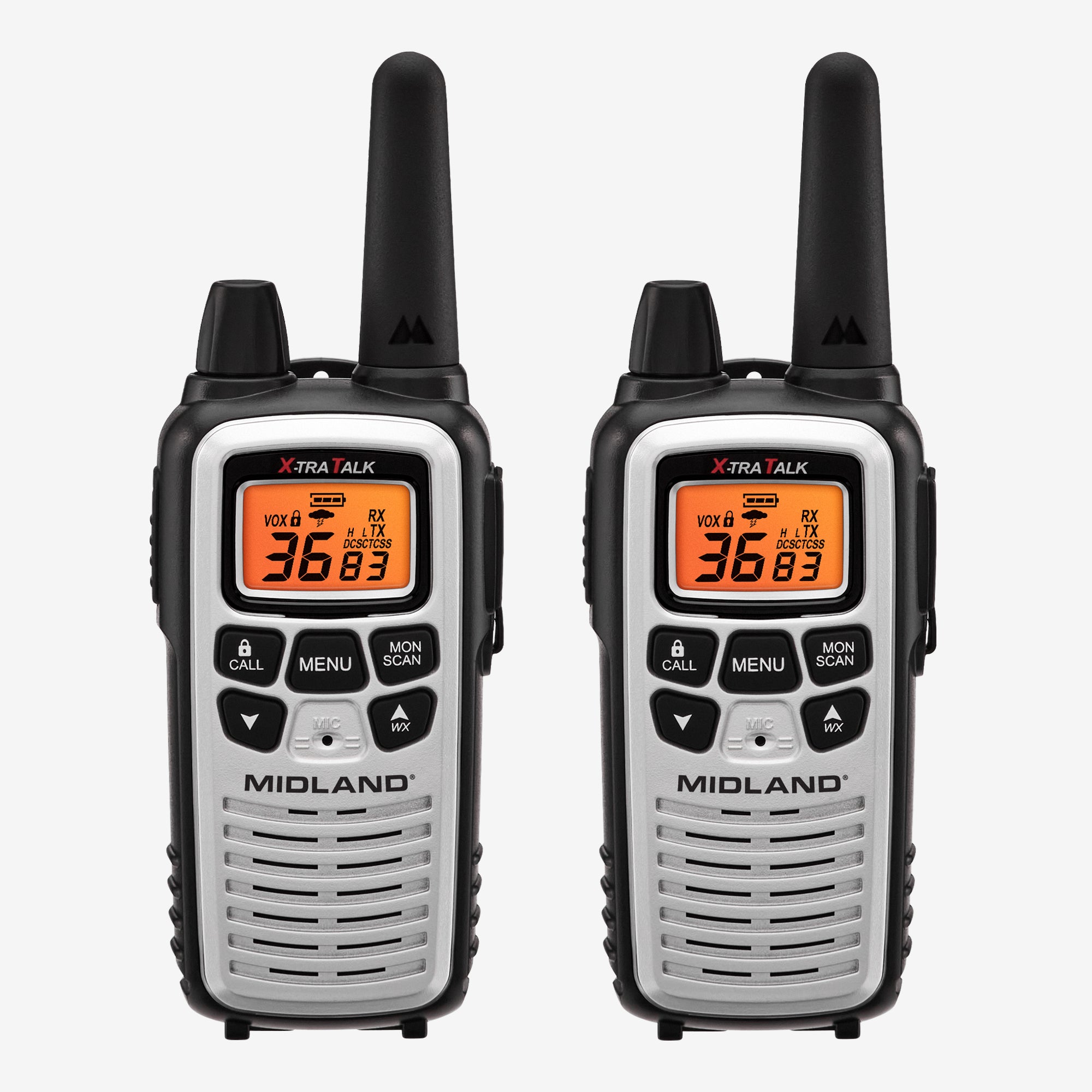 LXT600 FRS Walkie Talkie 2-Pack Silver - LXT600VP4