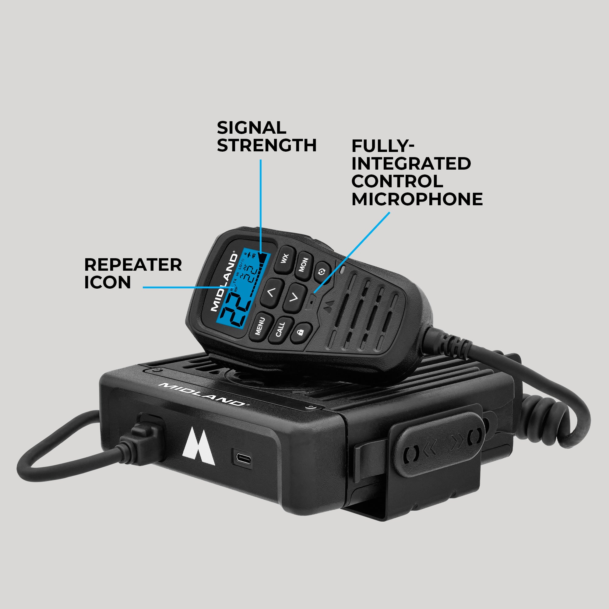 MXT575SPKM 50W MicroMobile GMRS Two-Way Radio | Range Pro Trail Kit - Image 2