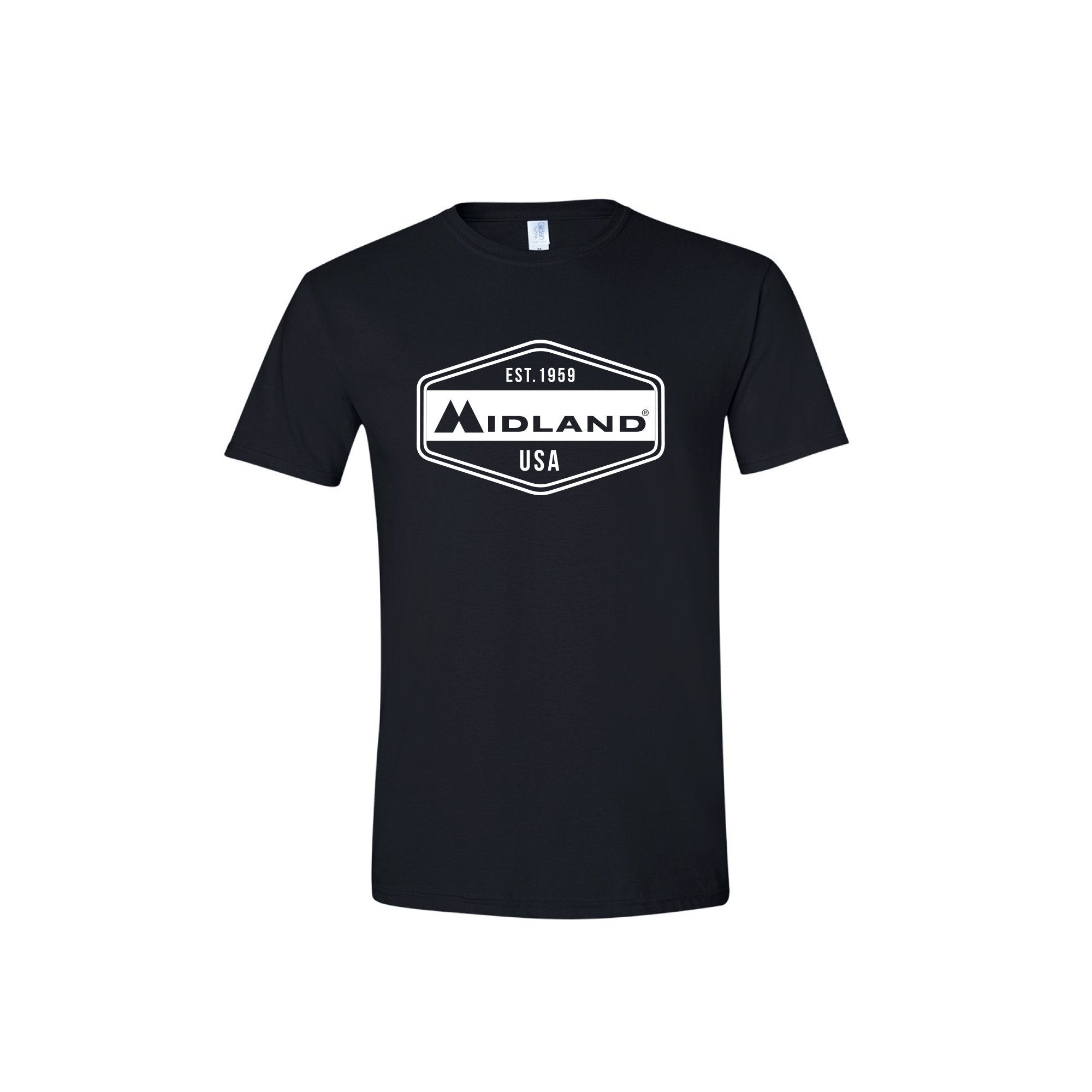 Est. 1959 Midland Crest T-Shirt - Black - Grey - White - Green