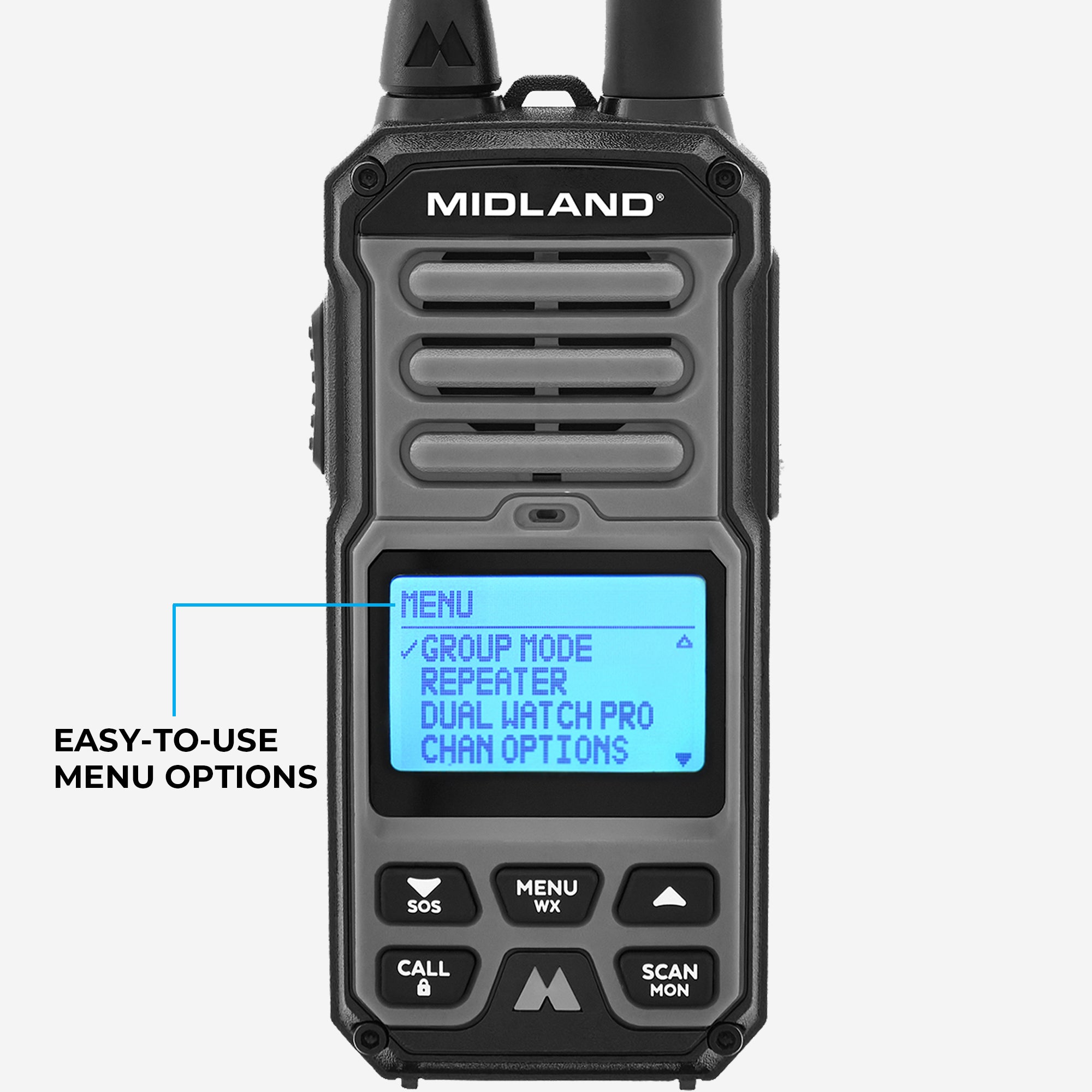 GXT67 GMRS 5‑Watt Walkie Talkie - GXT67PRO - Image 4