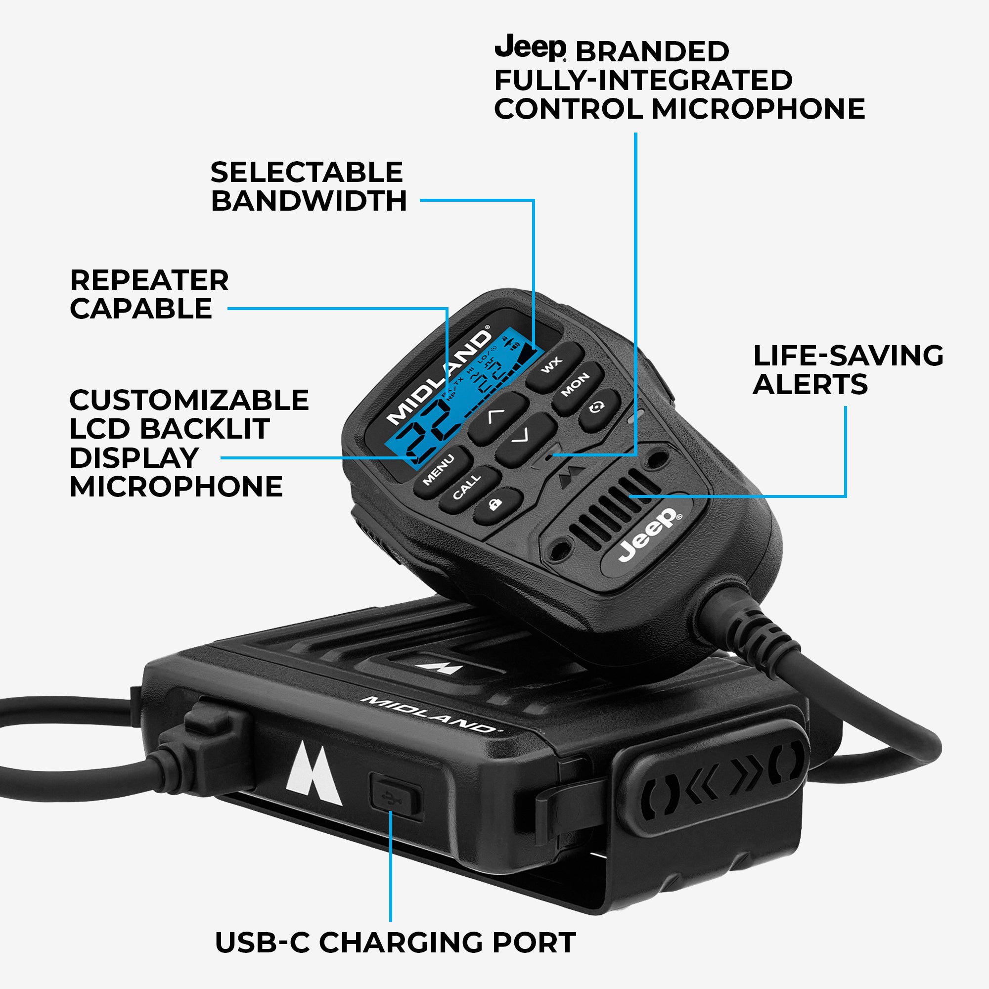 MXT275 15W MicroMobile GMRS Two-Way Radio - Image 3